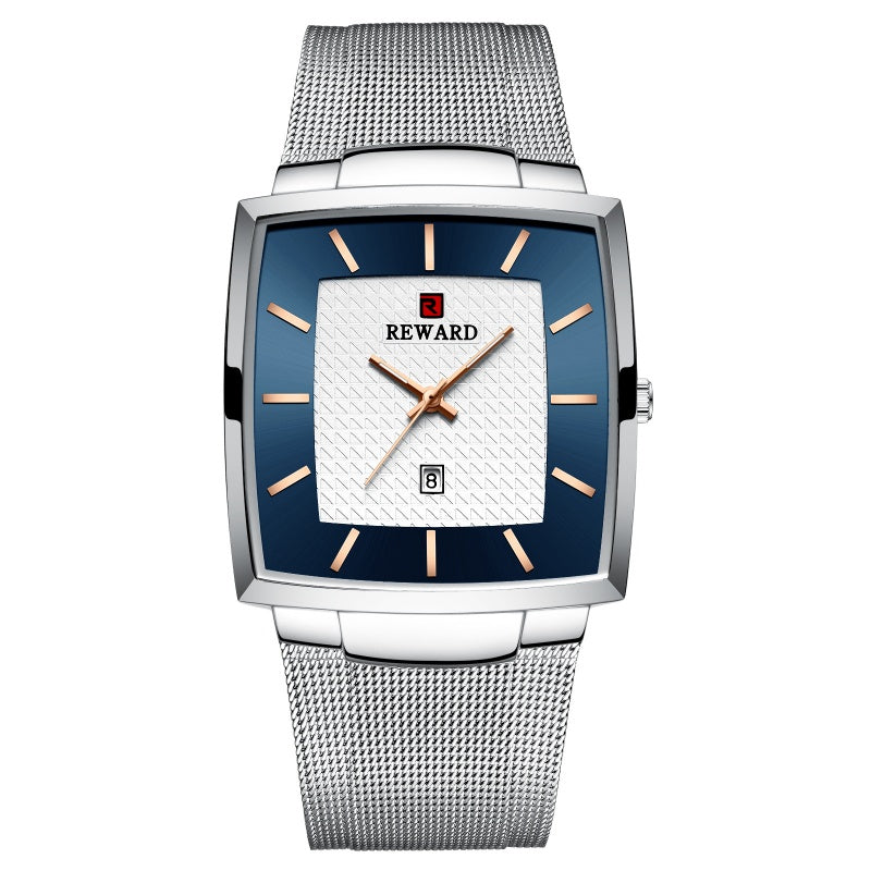 ⏳Time-limited Special⌛Men’s Ultra-thin Square Mesh Belt Quartz Watch
