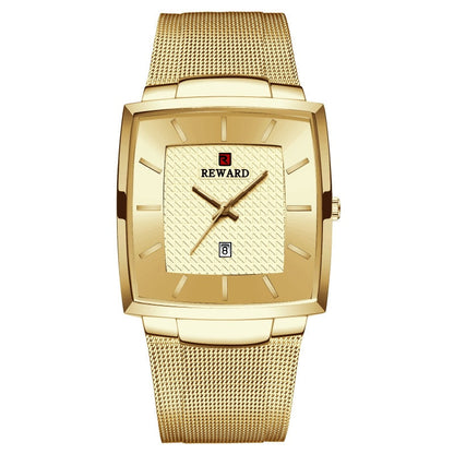 ⏳Time-limited Special⌛Men’s Ultra-thin Square Mesh Belt Quartz Watch