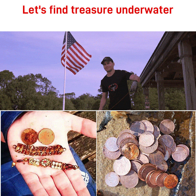 🔥Hot Sale🔥Deep Water Magnetic Salvage Gold, Silver, Treasure, Coin Magnet Set