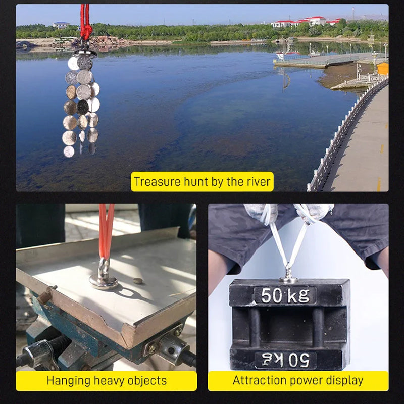 🔥Hot Sale🔥Deep Water Magnetic Salvage Gold, Silver, Treasure, Coin Magnet Set