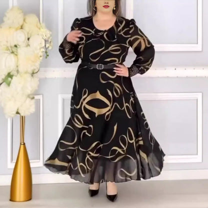 🌸Spring Specials💐 Elegant Printed Casual Long Sleeve Dress