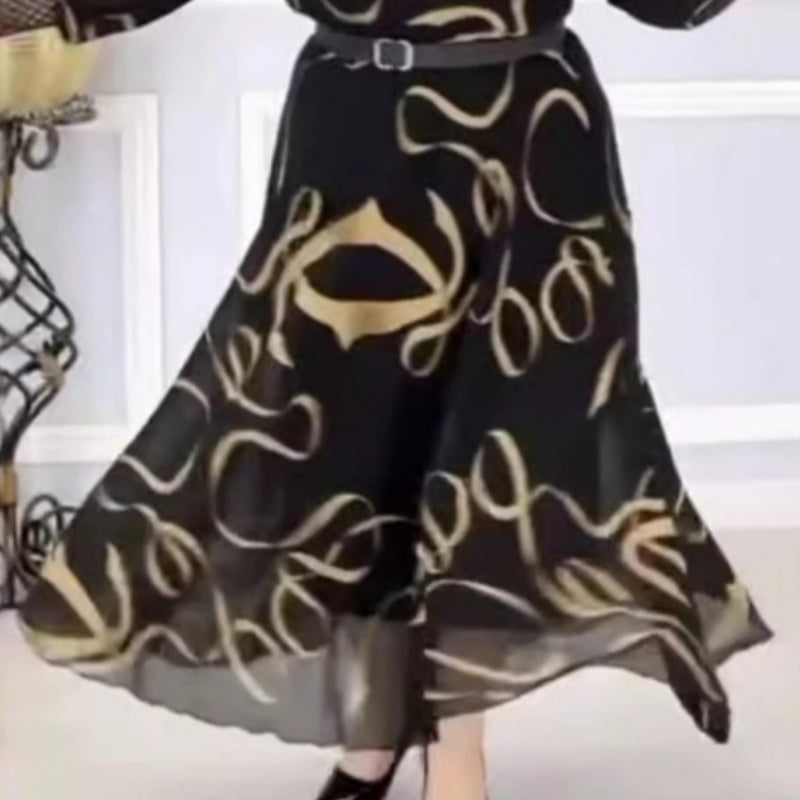 🌸Spring Specials💐 Elegant Printed Casual Long Sleeve Dress