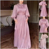 🌸Spring Specials💐 Women's Elegant Lantern Long-Sleeve Maxi Dress