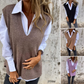 🌸Spring Specials💐 Women's Casual V-Neck Knit Sweater Vest