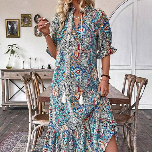 🌸Spring Specials💐 Women's Summer V-Neck Floral Dress