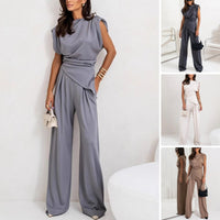 🌸Spring Specials💐 Women’s Elegant Solid Color Two-Piece Set