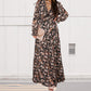 🌸Spring Specials💐 Women's Floral V-Neck Long Sleeve Flowy Dress