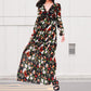 🌸Spring Specials💐 Women's Floral V-Neck Long Sleeve Flowy Dress