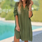 🌸Spring Specials💐 Women's Casual V-Neck Lapel Long Shirt Dress