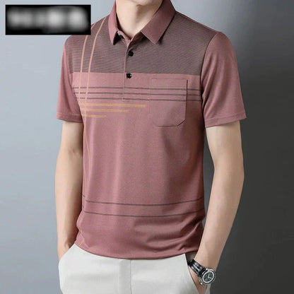 ☄️Spring Specials🎉 Men's Short Sleeve Lapel T-Shirt
