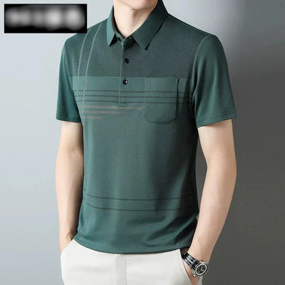 ☄️Spring Specials🎉 Men's Short Sleeve Lapel T-Shirt