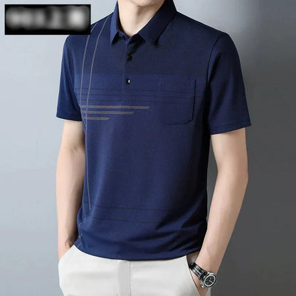 ☄️Spring Specials🎉 Men's Short Sleeve Lapel T-Shirt