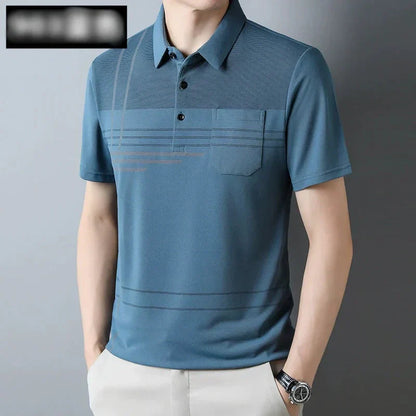 ☄️Spring Specials🎉 Men's Short Sleeve Lapel T-Shirt