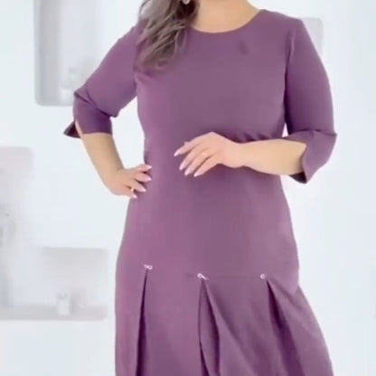 🌸Spring Specials💐 Women's Plus Size A-Line Work Dress