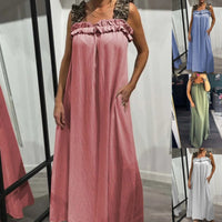 🌸Spring Specials💐 Women's Casual Sleeveless Maxi Dress with Pockets