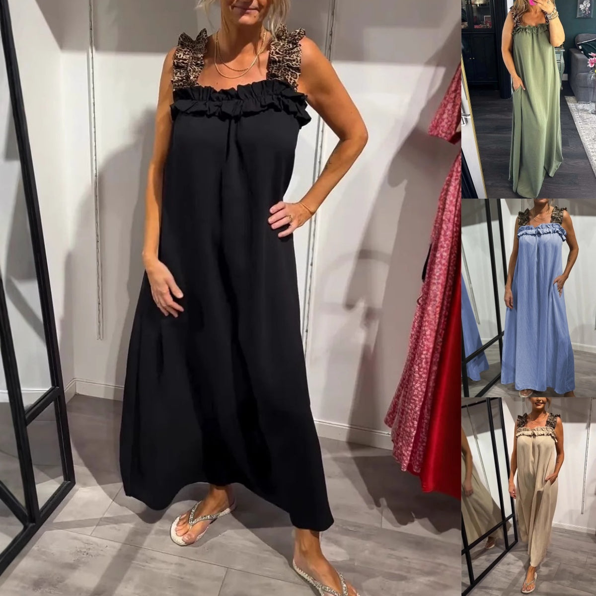🌸Spring Specials💐 Women's Casual Sleeveless Maxi Dress with Pockets
