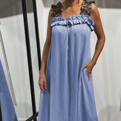 🌸Spring Specials💐 Women's Casual Sleeveless Maxi Dress with Pockets