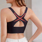 🌸Spring Specials💐 2PCS Front Buckle Wire-Free Cross Backless Sports Bra
