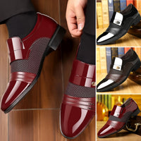 ☄️Spring Specials🎉 Men's Classic Non-Slip PU Leather Dress Shoes