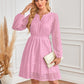 🌸Spring Specials💐 Women's V-Neck Long Sleeve Hollow Out Dress