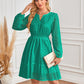 🌸Spring Specials💐 Women's V-Neck Long Sleeve Hollow Out Dress