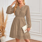 🌸Spring Specials💐 Women's V-Neck Long Sleeve Hollow Out Dress