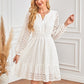 🌸Spring Specials💐 Women's V-Neck Long Sleeve Hollow Out Dress