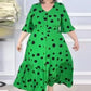 🌸Spring Specials💐 Women’s Elegant V-Neck Polka Dot  Dress