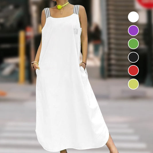 🌸Spring Specials💐 Wide Strap Maxi Dress with Pockets