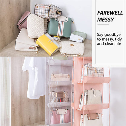 ⏳Time-limited Special⌛ Dustproof, Hanging Handbag Organizer – Foldable and Washable