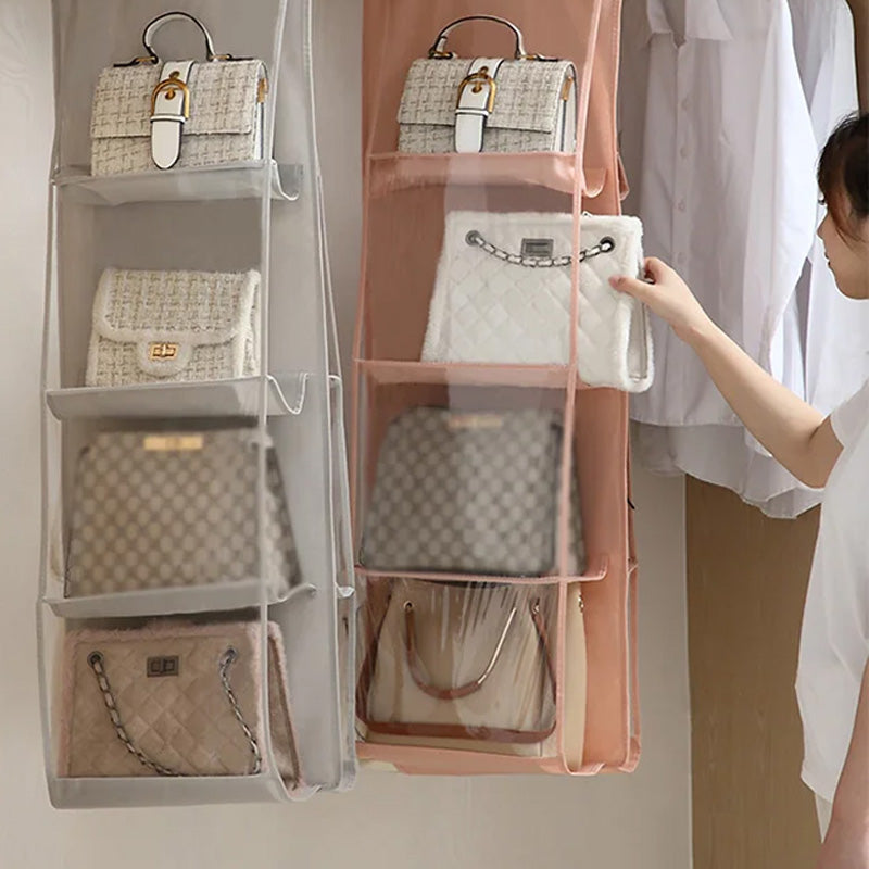 ⏳Time-limited Special⌛ Dustproof, Hanging Handbag Organizer – Foldable and Washable