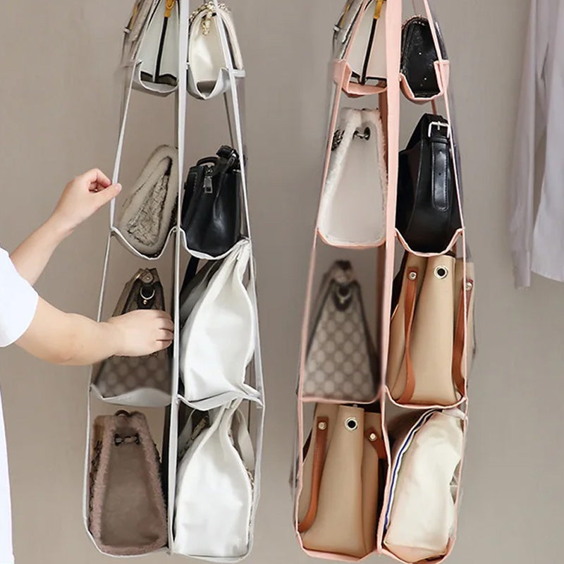⏳Time-limited Special⌛ Dustproof, Hanging Handbag Organizer – Foldable and Washable