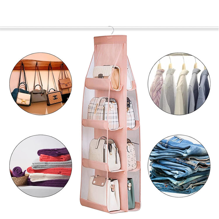 ⏳Time-limited Special⌛ Dustproof, Hanging Handbag Organizer – Foldable and Washable