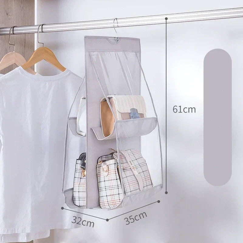 ⏳Time-limited Special⌛ Dustproof, Hanging Handbag Organizer – Foldable and Washable