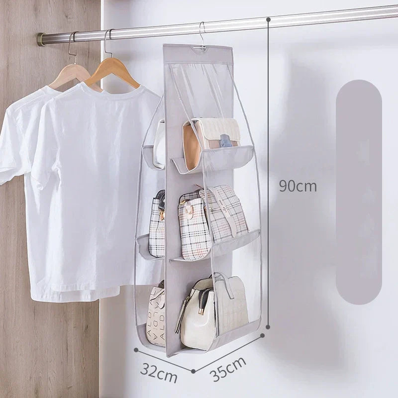 ⏳Time-limited Special⌛ Dustproof, Hanging Handbag Organizer – Foldable and Washable