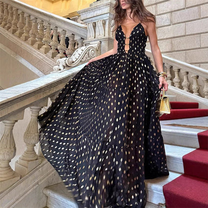 🌸Spring Specials💐 Spaghetti Strap Polka Dot Maxi Dress