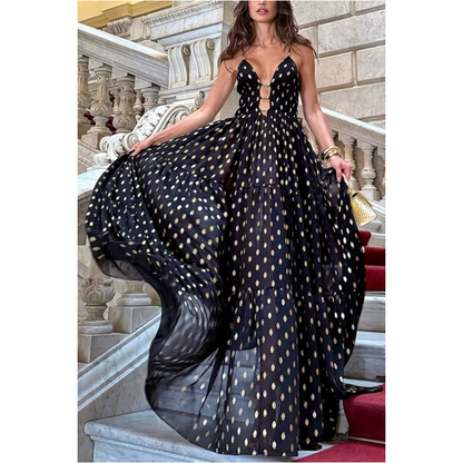 🌸Spring Specials💐 Spaghetti Strap Polka Dot Maxi Dress