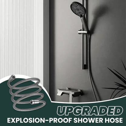 💯 Upgraded Explosion-proof Braided Shower Hose - Anti-leak