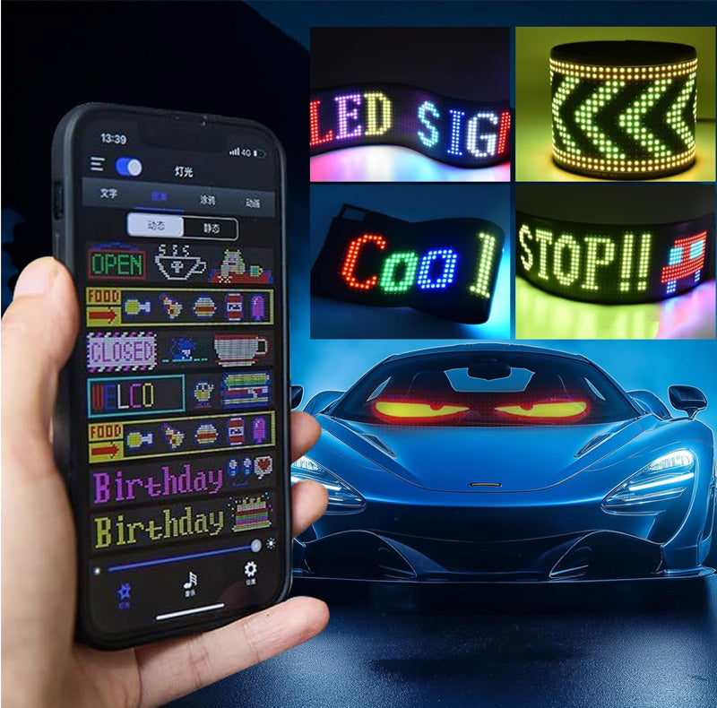 💯 LED Waterproof Smart Color Soft Screen