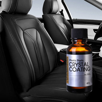 1-Step Plastic Trim Renewal – Restores Faded Car Interiors & Exteriors (No Painting Needed!)🎁Free Sponge