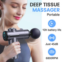 ⏳Time-limited Special⌛Portable Deep Tissue Massager with 6 Speeds & 4 Heads🎁