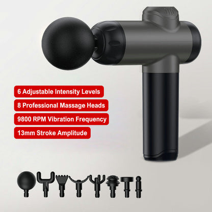 ⏳Time-limited Special⌛Portable Deep Tissue Massager with 6 Speeds & 4 Heads🎁