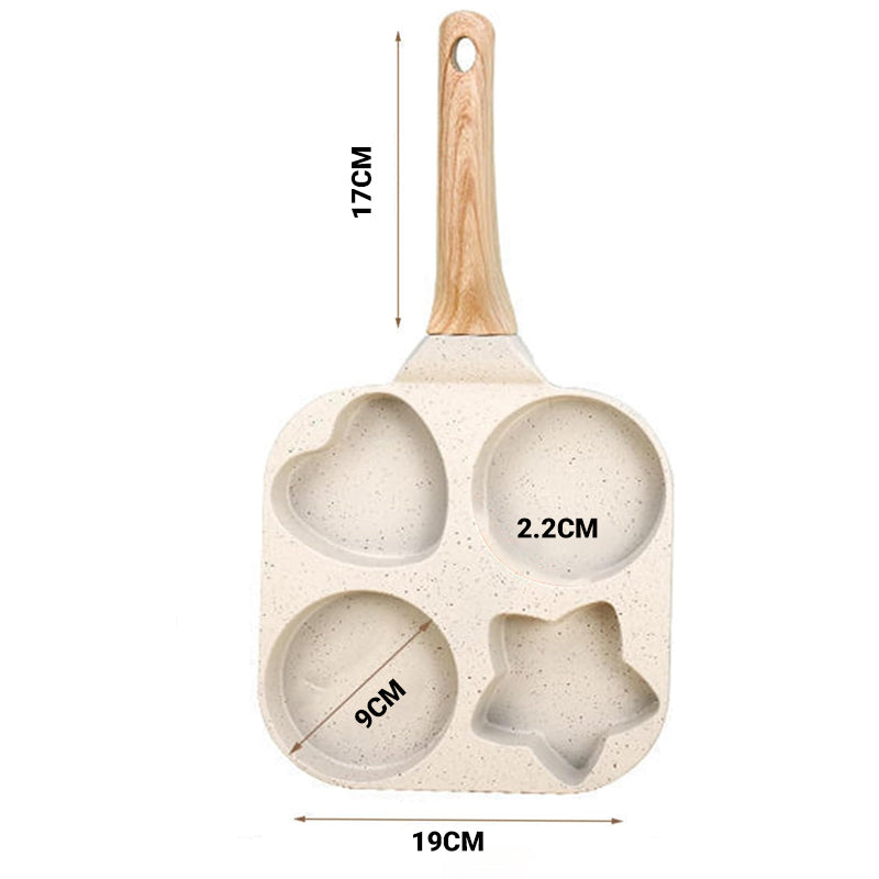 ⏳Time-limited Special⌛ Multifunctional 4-hole Omelette Pan