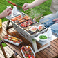 🔥🔥🔥Stainless Steel Folding Outdoor Barbecue