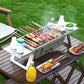 🔥🔥🔥Stainless Steel Folding Outdoor Barbecue