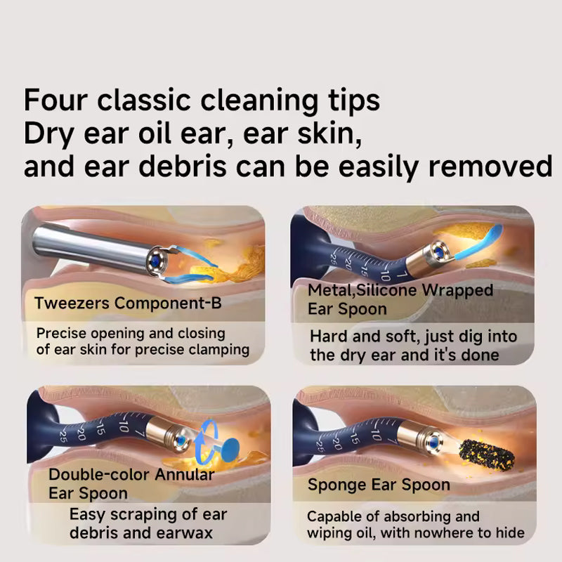 ⏳Time-limited Special⌛ Visual Curved Earwax Removal Kit