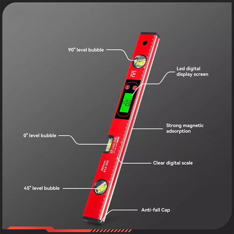 ⏳Time-limited Special⌛ Multi-Function High Precision Magnetic Level with LCD Digital Display