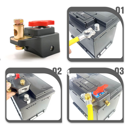⏳Time-limited Special⌛ Universal 12-24V Car Battery Disconnect Isolator Switch