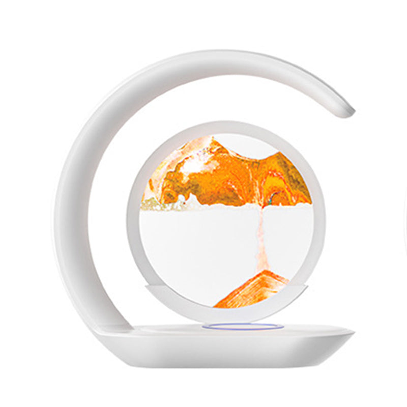 ⏳Time-limited Special⌛ Moving Sand Art Lamp with Wireless Charging Panel