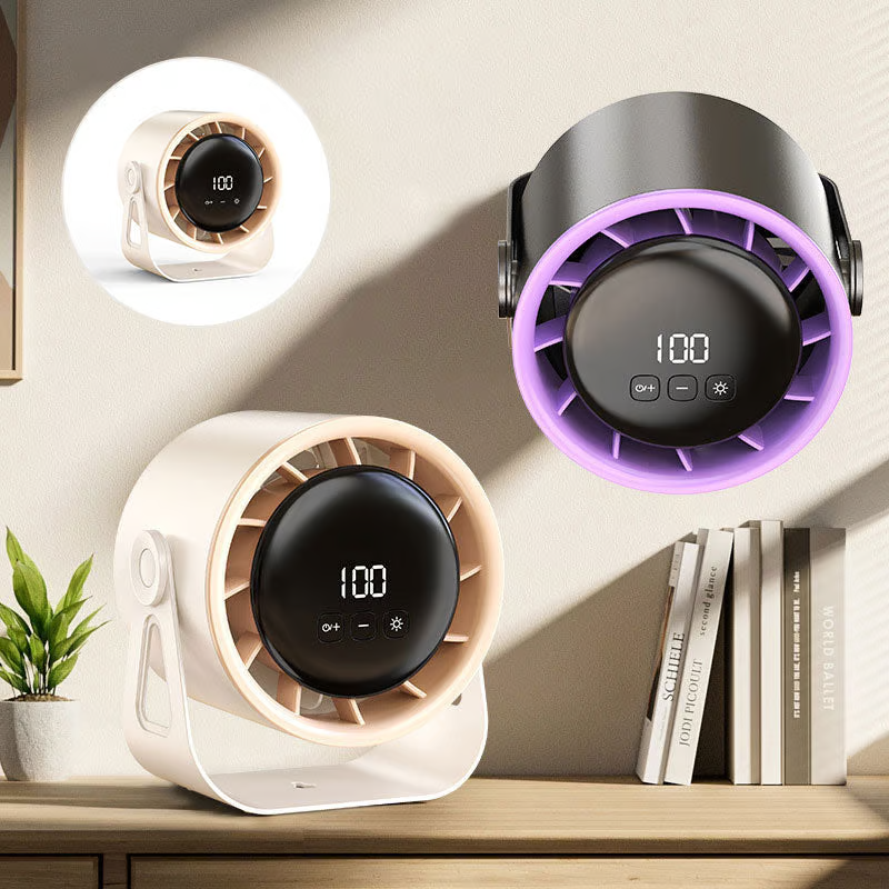 ⏳Time-limited Special⏰Portable Rechargeable Desk Fan🍃